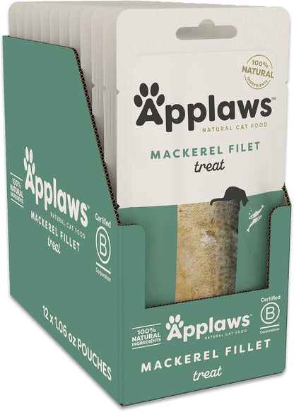 Applaws Whole Tuna Loin Grain Free Cat Treats 12-Pack 1.06 Oz | 100% Natural, High Quality, Single Ingredient, Grain Free, High Protein, Freeze Dried, No Fillers, No Artificial Additives10