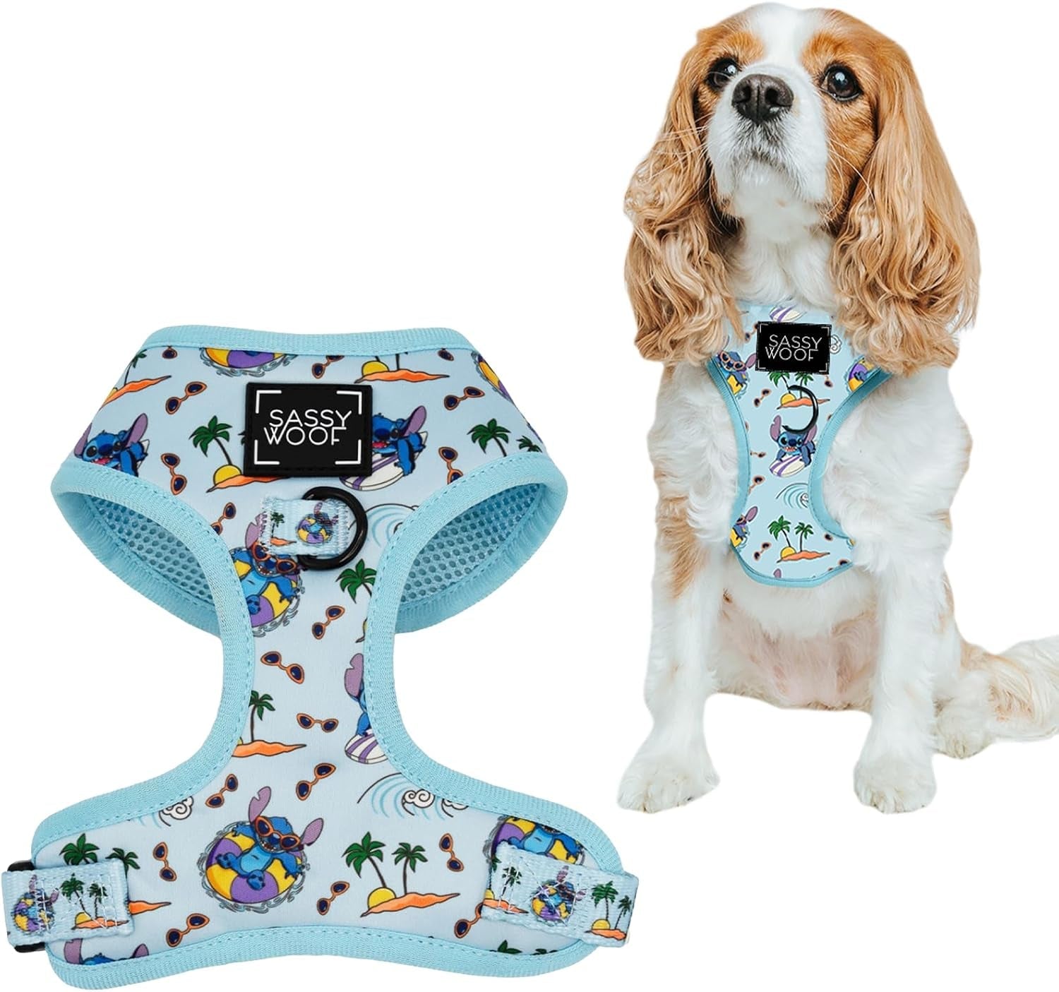 sassy-woof-dog-adjustable-harness-disney-stitch-x-small