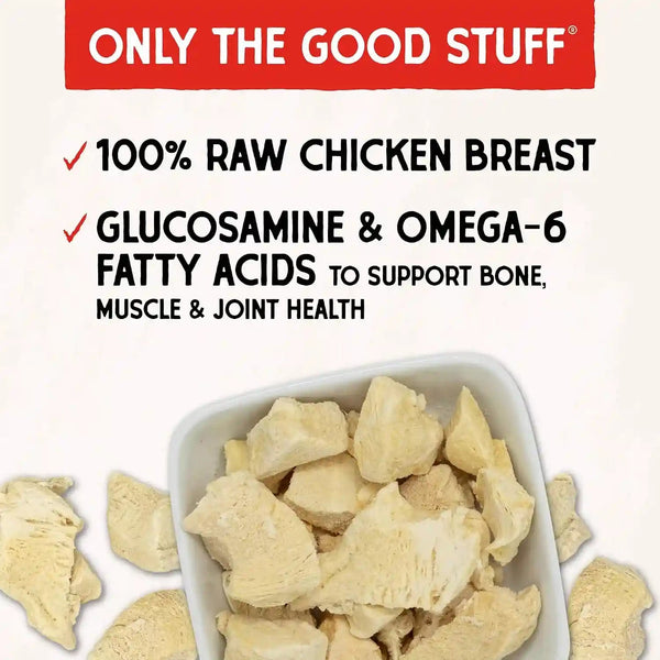 Stella & Chewy'S Freeze-Dried Raw Chicken Breast Dog Treats - Single Ingredient, No Additives - Premium Training Treats - Perfect for Picky Eaters - 2.75Oz Bag3