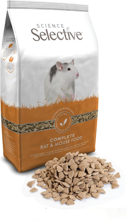 Supreme Petfoods Science Selective Rat Food, 4 Lb 6 Oz, 4.38 Pound (Pack of 1)1