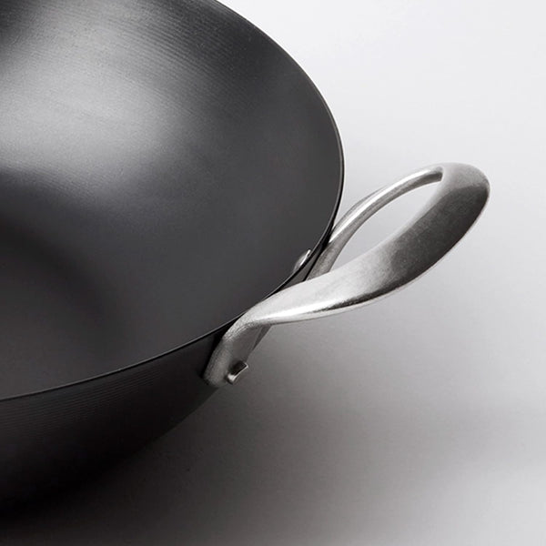 X Food 52 Five Two Essentials: Carbon Steel 12" Wok with Foldable Rack, Pfas-Free, Multi Clad, Induction, Dishwasher Safe, Oven Safe, Black4
