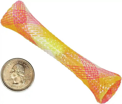 SPOT Kitty Fun Tubes Cat Toy with Catnip inside | Bouncy Interactive Mesh Toy for Cats and Kittens to Bite, Swat and Chase | 3 Pieces3