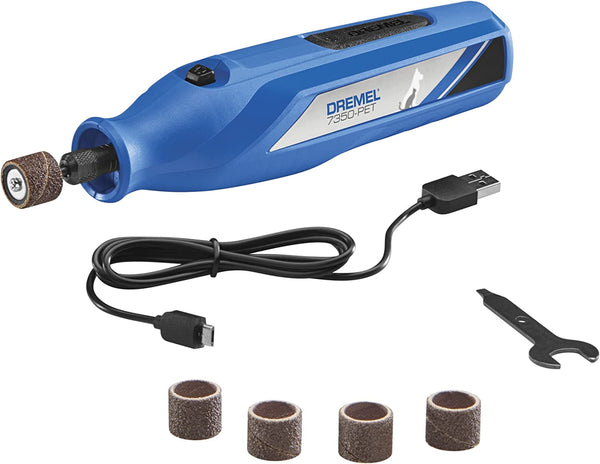 Dremel 7350-PET 4V Pet & Dog Nail Grinder, Easy-To-Use & Safe Nail Trimmer, Professional Pet Grooming Kit - Works on Large, Medium, Small Dogs & Cats1