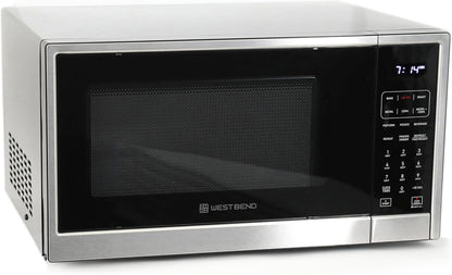 3-In-1 Microwave Air Fryer Convection Oven 1000-Watts with 10 Power Levels and 12 Presets, Speed Defrost, Electronic Control Panel and Glass Turntable, 1.3-Cu.Ft., Stainless Steel1