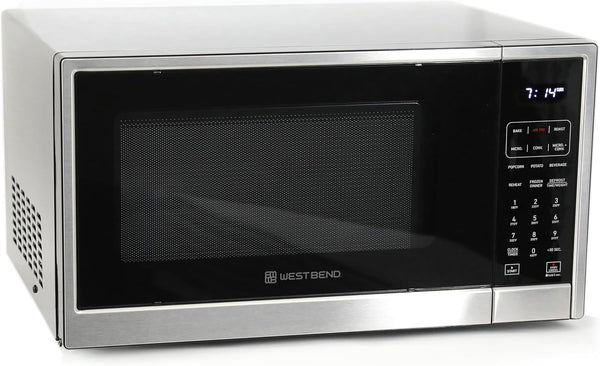 3-In-1 Microwave Air Fryer Convection Oven 1000-Watts with 10 Power Levels and 12 Presets, Speed Defrost, Electronic Control Panel and Glass Turntable, 1.3-Cu.Ft., Stainless Steel1
