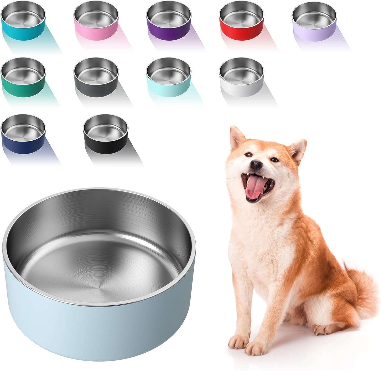 wenbokmin-dog-bowl-stainless-steel-food-and-water-bowl-40oz-blue-non-slip-quiet-bottom-easy-to-clean-dishwasher-safe