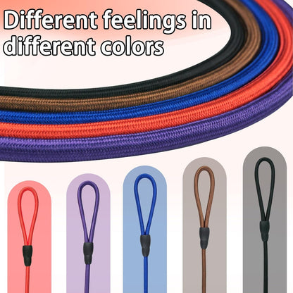 FOVRLZSE Nylon Dog Leash 5-Pack (Red/Black/Blue/Brown/Purple), 4.6FT Training Leash for Small to Medium Dogs, 10Mm Braided Nylon with TPU Non-Slip Buckle, Daily Walking & Puppy Training4