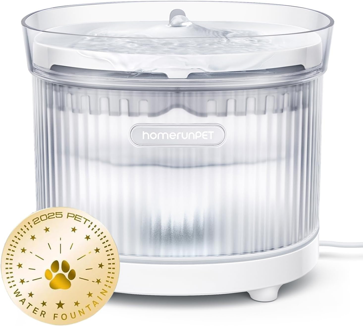 homerunpet-cat-water-fountain-with-wireless-pump-ultra-quiet-pet-fountain-bpa-free-detachable-design-easy-to-clean-pet-water-fountain-indoor-filter-included-2l-68oz