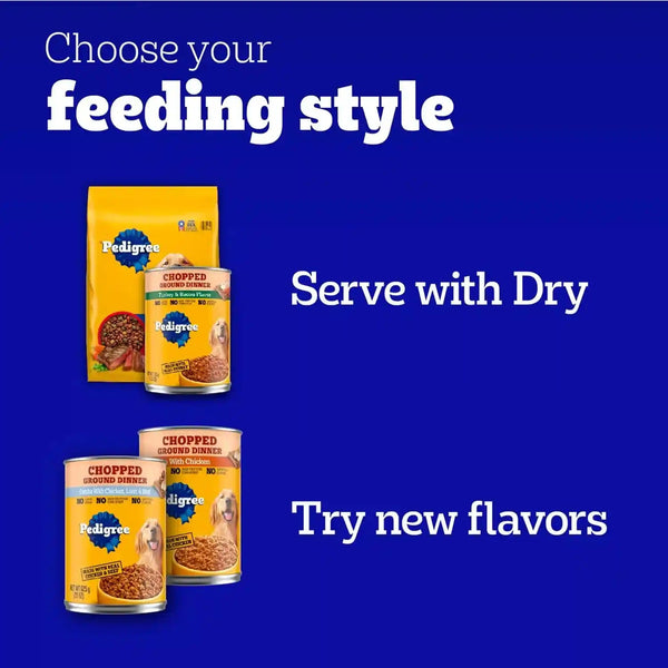 Pedigree Choice Cuts Wet Dog Food, Beef & Country Stew, 13.2 Oz, 12 Count | Beef & Country Stew Flavors, 100% Complete & Balanced, Supports Lean Muscles, 50%+ Water for Hydration, Made with Real Beef13