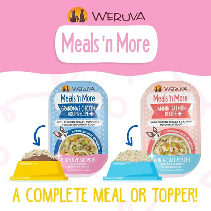 Weruva Meals 'N More Natural Wet Dog Food, Belly Belly Nice! Digestive Support Variety Pack, 3.5Oz Cup (Pack of 10)7