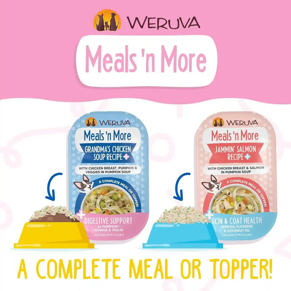 Weruva Meals 'N More Natural Wet Dog Food, Belly Belly Nice! Digestive Support Variety Pack, 3.5Oz Cup (Pack of 10)7