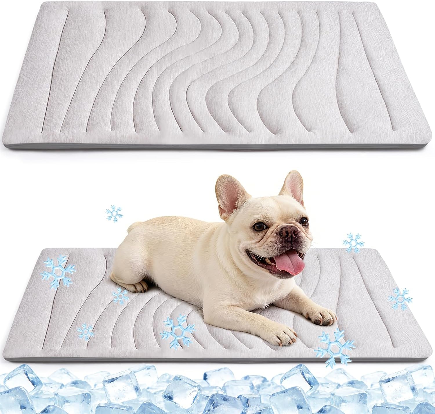 dog-cooling-mat-36x23-reversible-cooling-pad-for-dogs-cats-pressure-activated-pet-cooling-mat-indoor-outdoor-scratch-resistant-machine-washable-summer-dog-blanket-grey