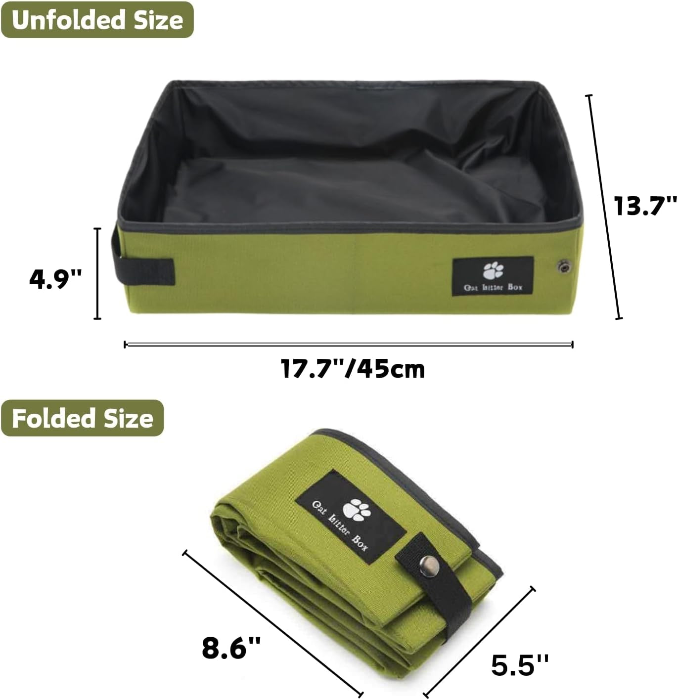 portable-foldable-cat-litter-box-waterproof-leak-proof-for-outdoor-camping-hotel-stays-road-trips-travel-essentials-for-cats-kittens-green-large