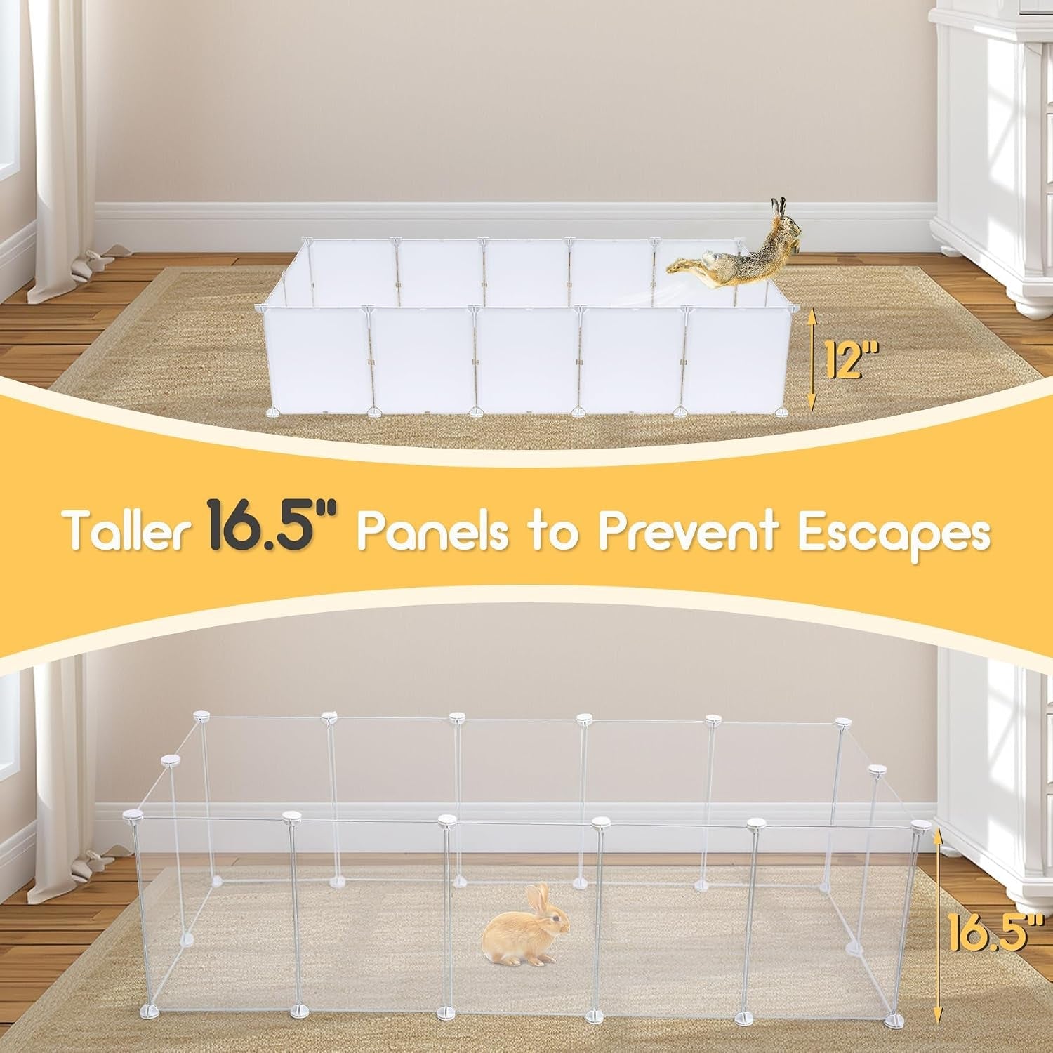 modular-small-pet-playpen-14-panels-16-5-height-indoor-enclosure-for-rabbits-guinea-pigs-hedgehogs-kittens-and-small-pets