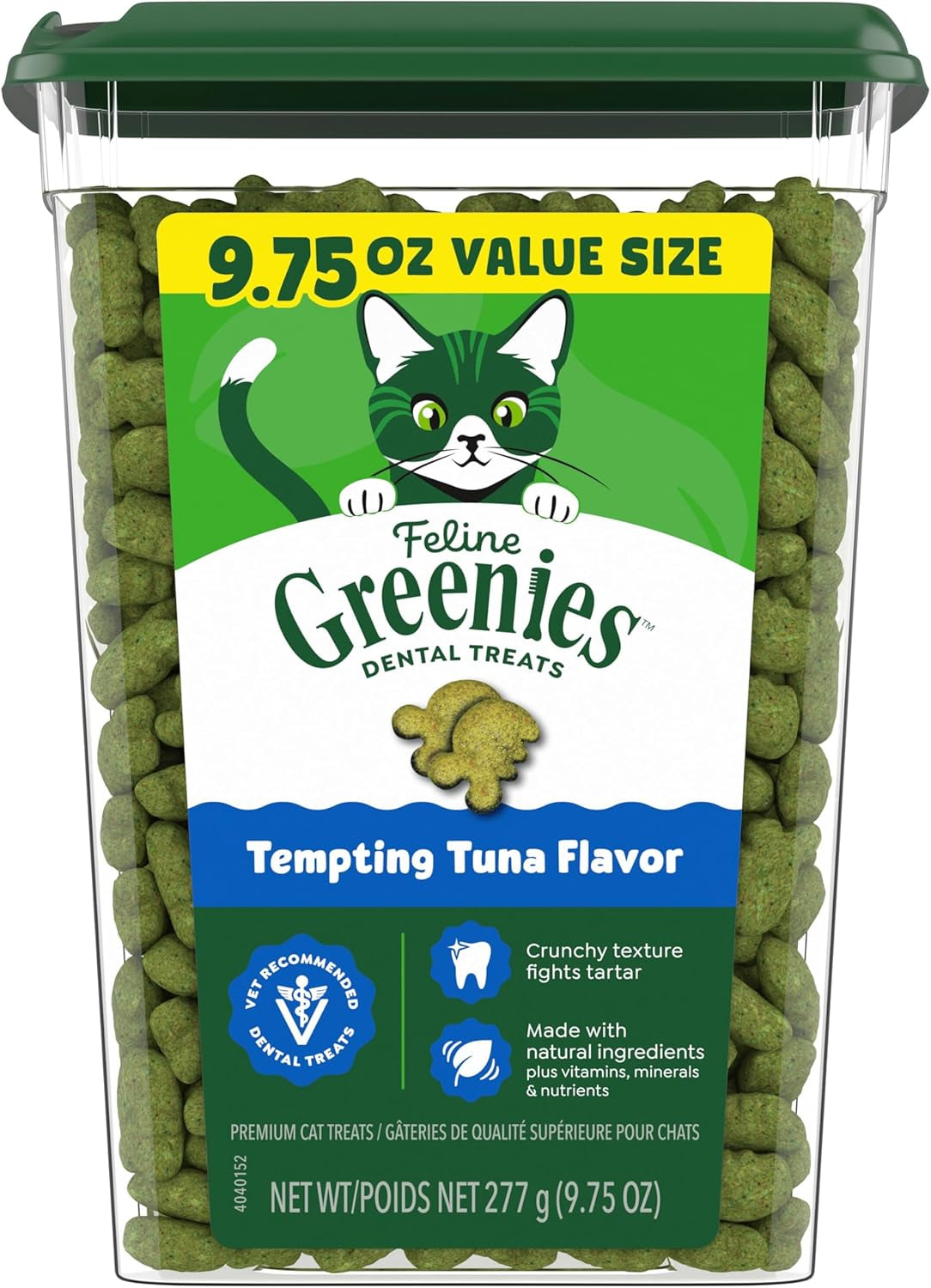 greenies-feline-natural-dental-cat-treats-tempting-tuna-flavor-9-75-oz-1-veterinarian-recommended-36-less-tartar-in-28-days-cleans-to-gumline-crunchy-texture-natural-ingredients