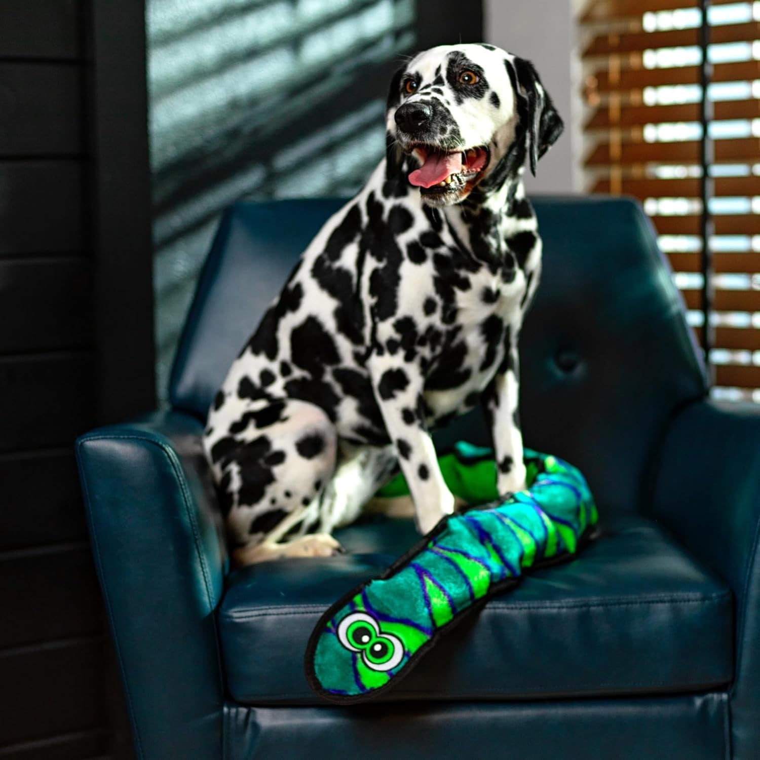 outward-hound-durablez-snake-squeaky-plush-dog-toy-no-stuffing-for-less-mess-interactive-tough-6-jumbo-squeakers-puppies-dogs-x-large-40
