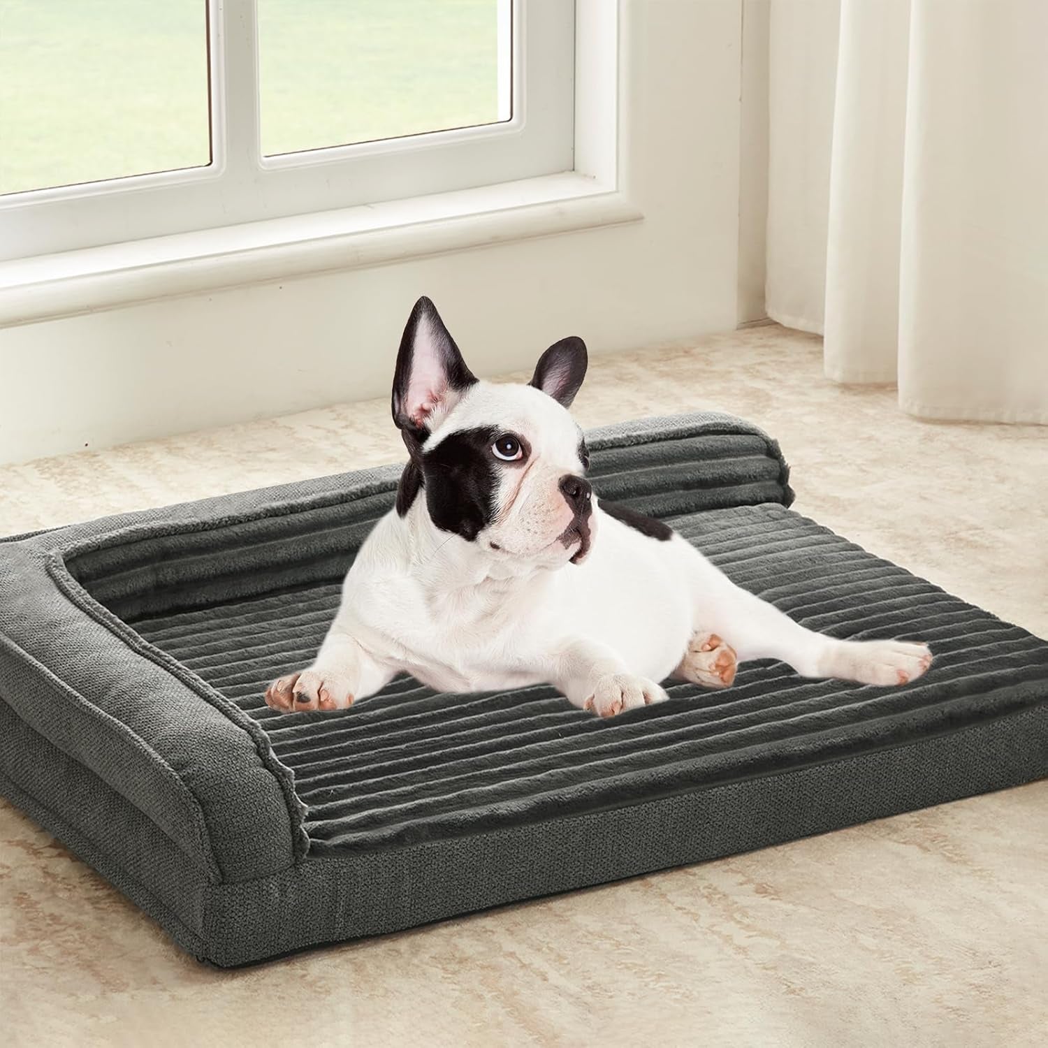 windracing-orthopedic-dog-beds-for-medium-dogs-waterproof-egg-foam-dog-sofa-bed-with-l-bolster-sides-washable-medium-pet-bed-with-removable-cover-non-slip-bottom-36-x-23-inch-gray