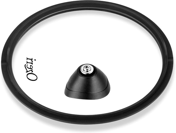 Fry Pan Lid, in Tempered Glass | Durable Tempered Glass, Oven Safe to 320°F (160°C), Now with a Precision Steam Release Vent Integrated into the Silicone Rim4