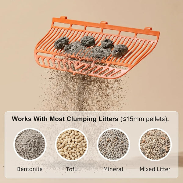 WARCAT Enclosed Self-Cleaning Litter Box – APP Control, 90L, Gray | 90L Large Capacity for Multi-Cat Homes. App-Controlled with Smart Sensors. Anti-Leakage & Safety Protection. Bags Included.6