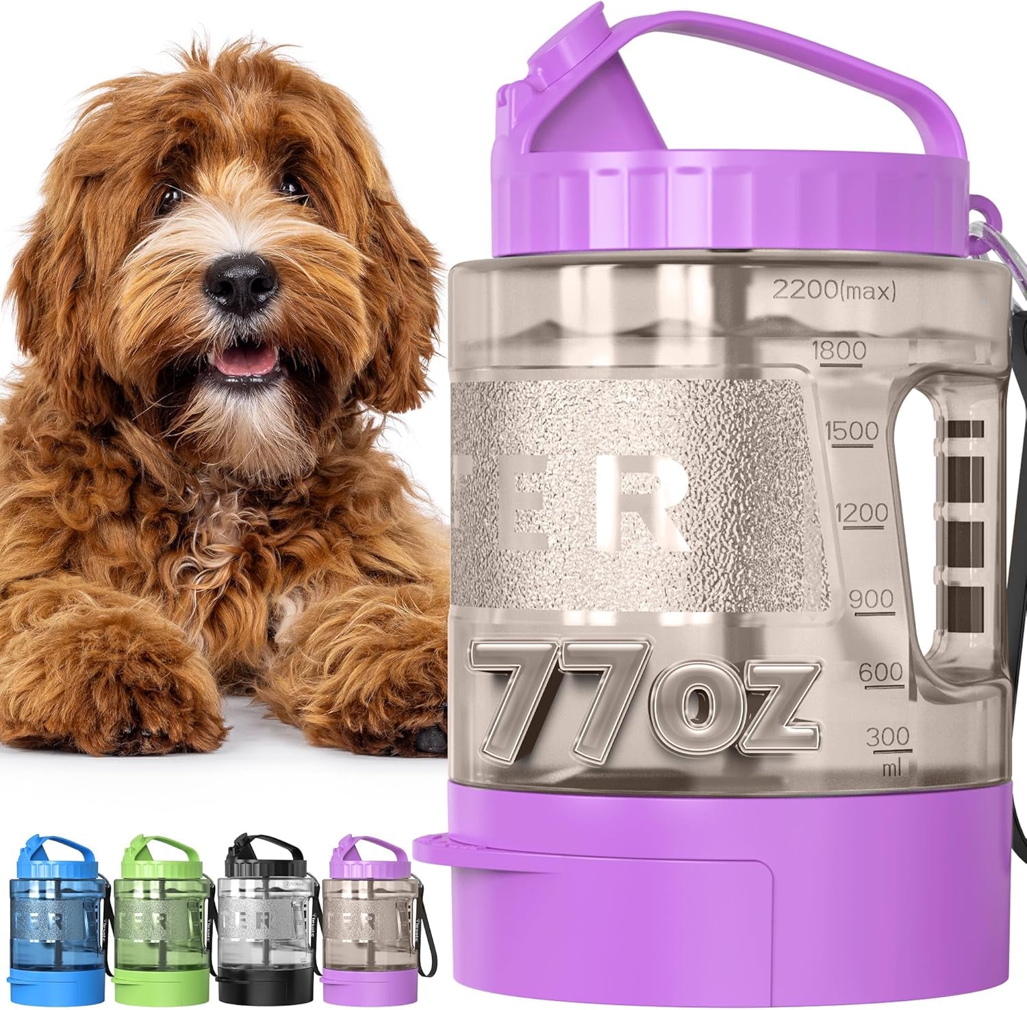lesotc-dog-water-bottle-portable-water-dispenser-with-travel-water-bowl-leak-proof-pet-travel-squeeze-bottle-puppy-essentials-dog-stuff-accessories-for-outdoor-walking-hiking-camping