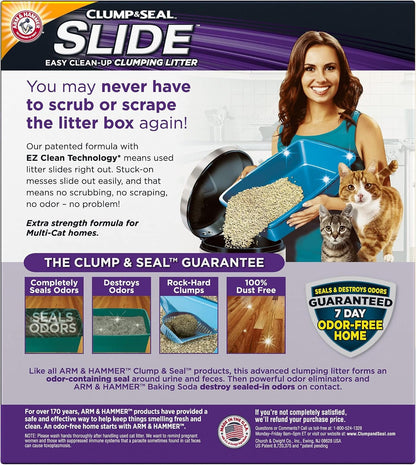 Arm & Hammer SLIDE Easy Clean-Up Litter, Multi-Cat, 28Lb2