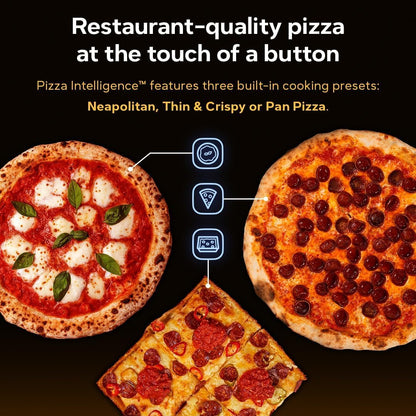 Ooni Volt 2 Electric Indoor Pizza Oven - Versatile Countertop Electric Toaster Oven, Cook 12 Inch Pizzas and More - Charcoal Grey5