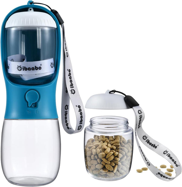 Cibaabo Dog Water Bottle Portable with Food Container & Filter for Travel | Feeding & Hydration | Travel Water Bowl | Portable Pet Dispenser | Dog Gifts | Puppy Essentials | for Hiking Camping Beach9