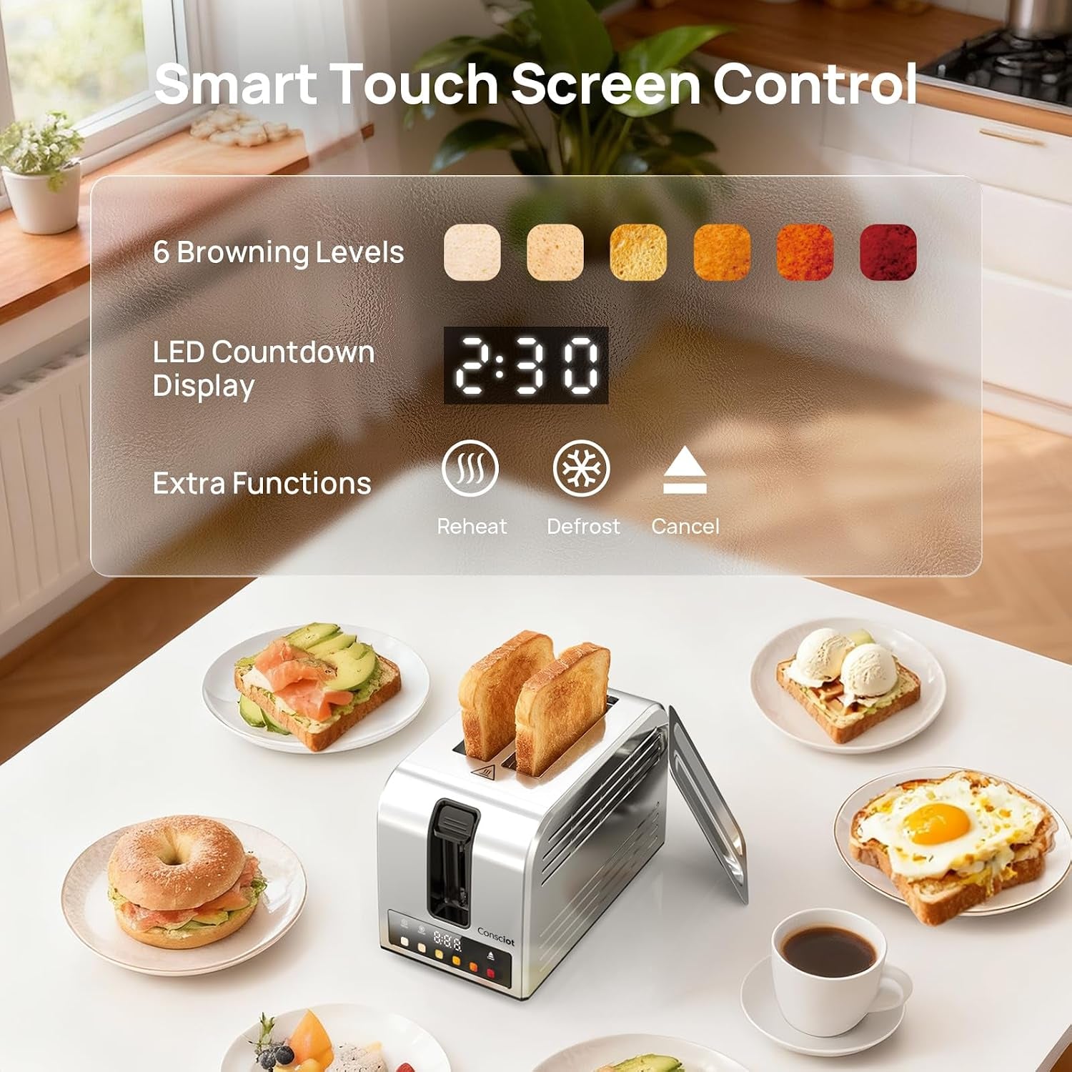 smart-touch-screen-2-slice-toasters-with-6-browning-levels-timer-reheat-defrost-cancel-extra-wide-slots-removable-crumb-tray-auto-pop-up-anti-jam-peak-925w-full-stainless-steel-body