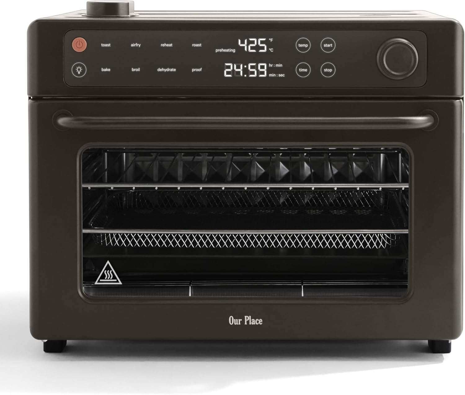 our-place-wonder-oven-pro-8-in-1-digital-air-fryer-oven-3-rack-32-qt-non-toxic-air-fryer-toaster-oven-combo-basket-rack-pan-tray-air-fry-toast-roast-bake-reheat-broil-proof-dehydrate