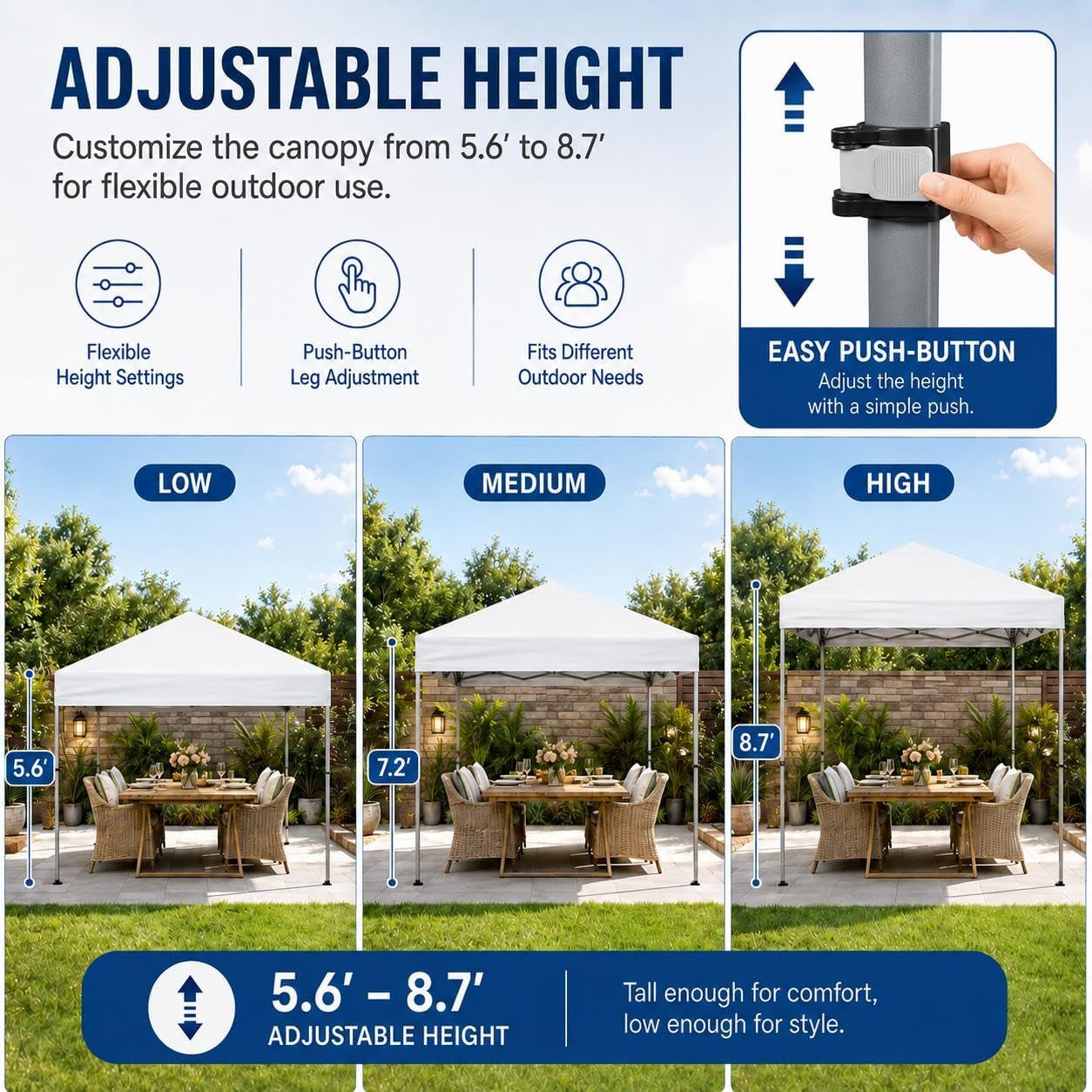 yaheetech-10x10-pop-up-canopy-tent-1-button-one-person-quick-setup-white-portable-easy-set-up-commercial-gazebo-equipped-with-wheeled-bag-4-sandbags-fit-for-home-party-and-outdoor-events
