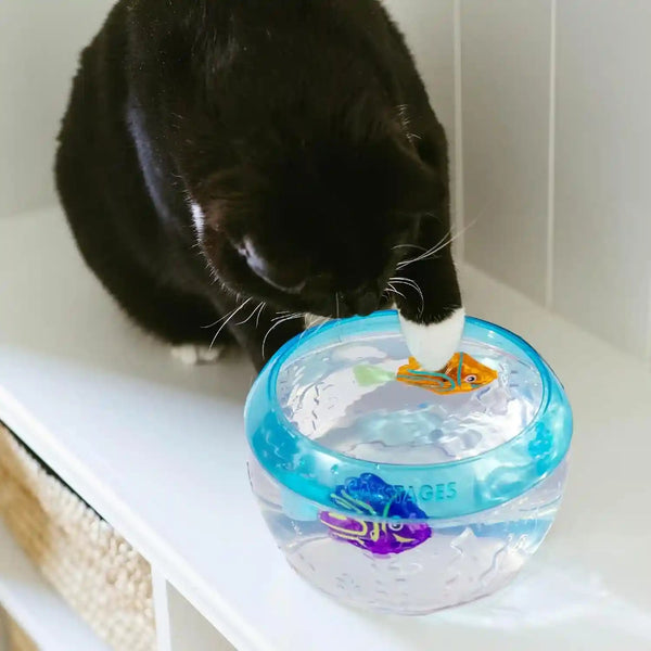 Catstages Meow-Smerizing Fish Electronic Cat Toys, 2Pk, Replacement Pack for Meow-Smerizing Fish Bowl, Multicolored8