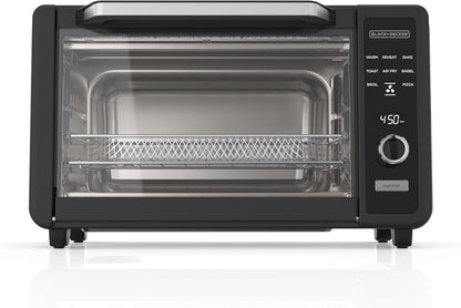 BLACK+DECKER Crisp 'N Bake™ 6-Slice Digital Air Fry Toaster Oven | Digital Air Fry Oven with 8 Cooking Functions, Touch Controls and Room for a 12-Inch Pizza.1