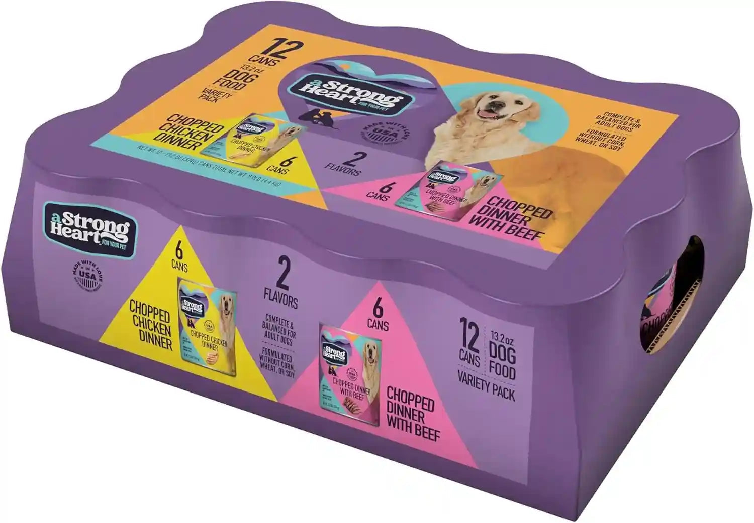 a-strong-heart-wet-dog-food-cuts-in-gravy-with-beef-13-2-oz-cans-pack-of-12-complete-balanced-all-life-stages-made-in-usa