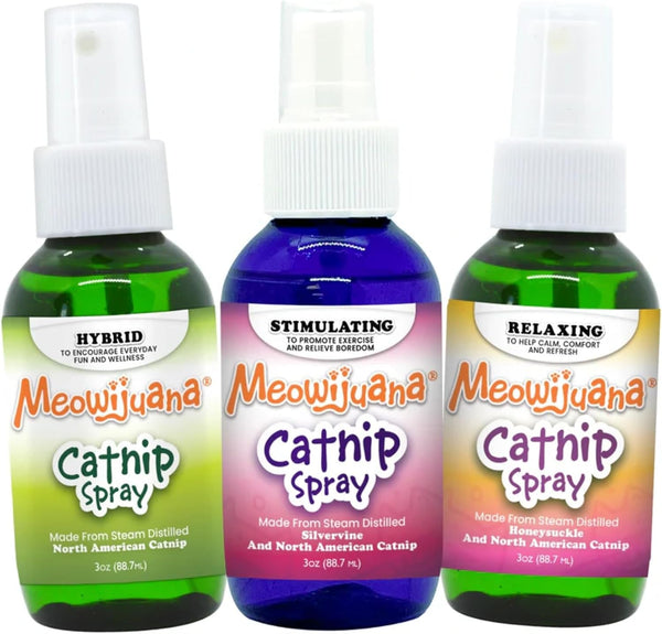 Meowijuana Premium Catnip Spray for Cats, 3 Oz | High Potency | Organic Catnip Oil Spray for Cats, 3 Oz; Redirects Scratching, Revives Toys; Made in USA, Safe for Multi-Cat Homes9