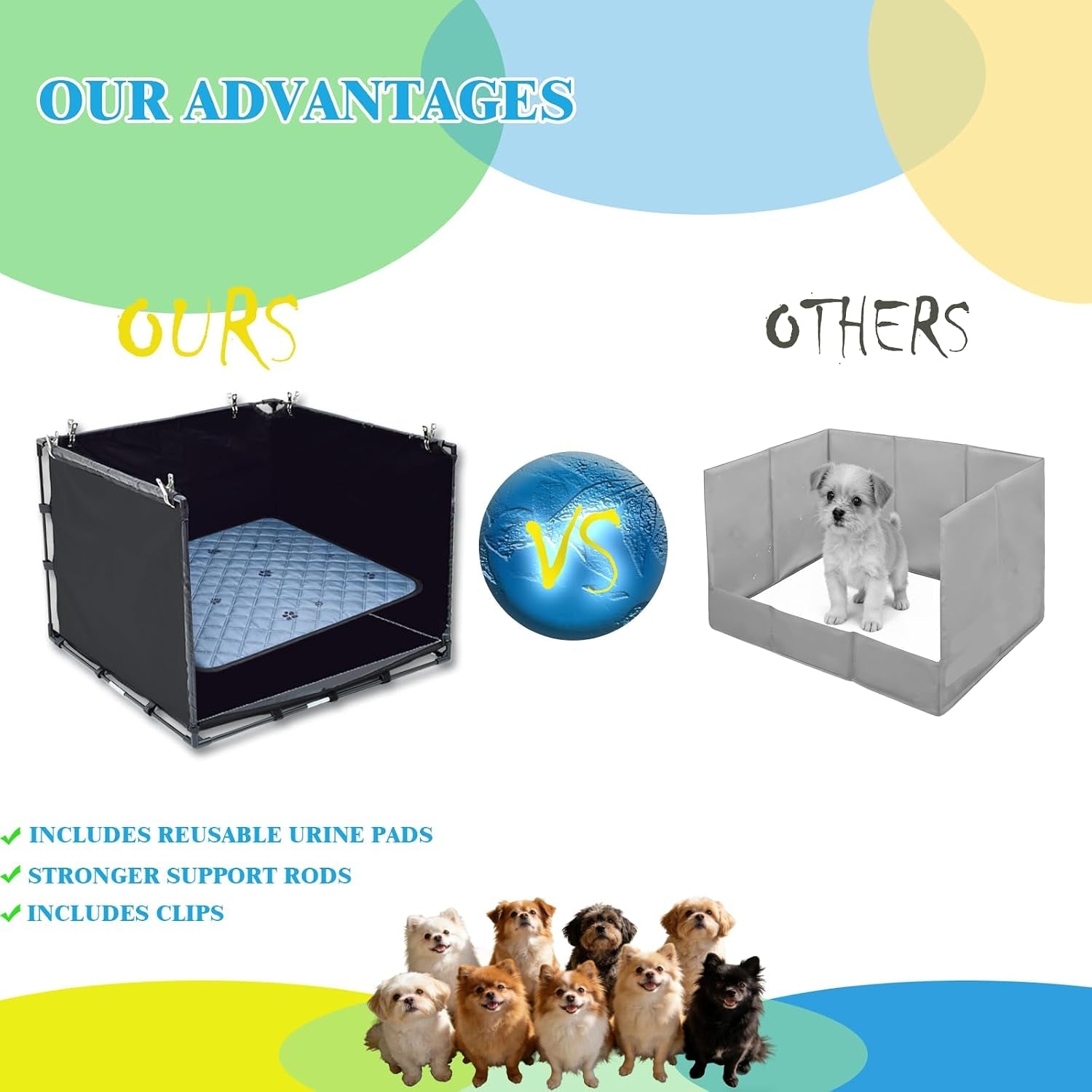dog-pee-pad-holder-tray-with-washable-pee-pad-foldable-indoor-potty-station-for-small-to-medium-dogs-23-62x23-62x17-72-portable-reusable-litter-box-with-high-walls-small