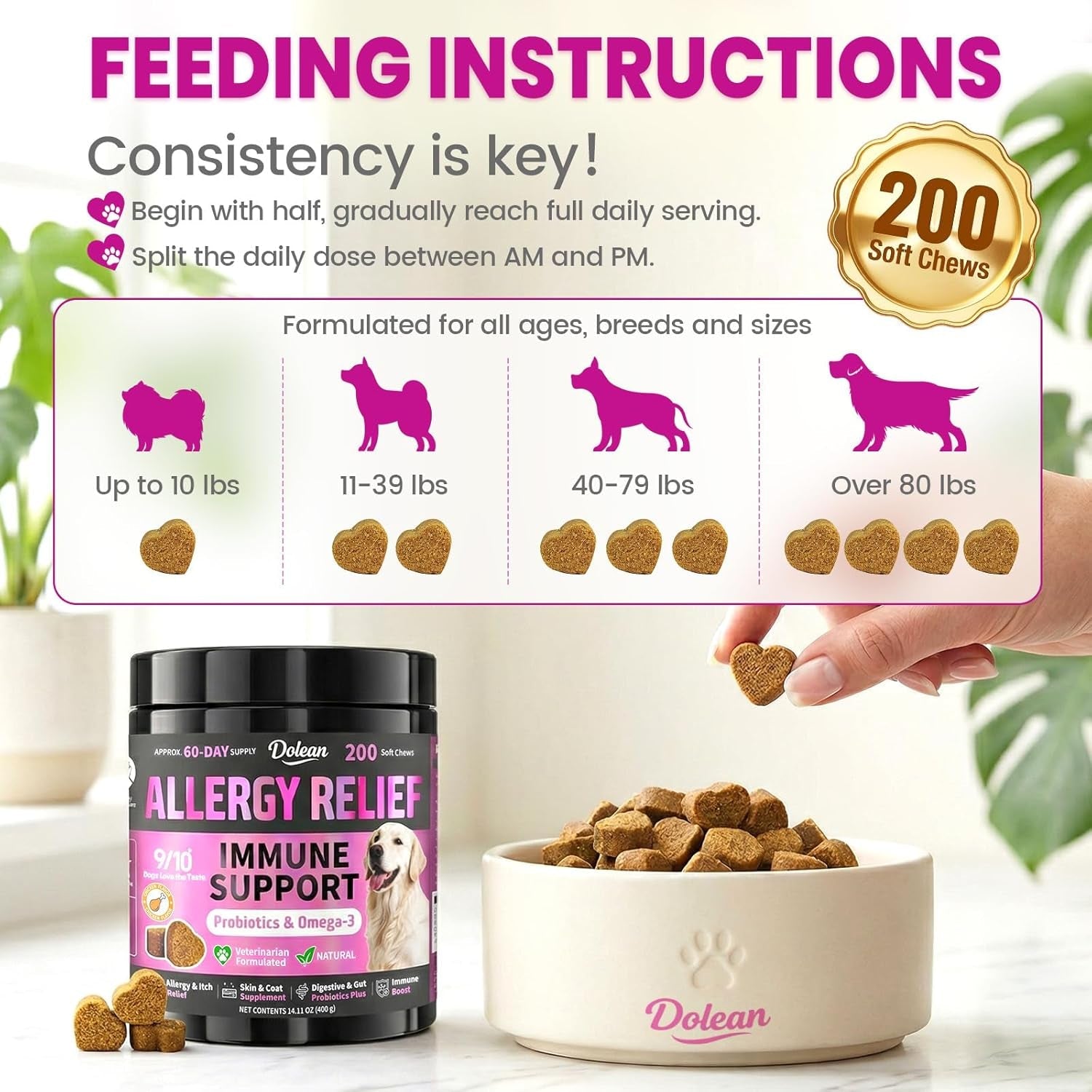 dog-allergy-chews-itchy-skin-yeast-relief-immune-support-omega-3-200ct-allergy-relief-for-dogs-with-colostrum-probiotics-for-paw-licking-hot-spots-yeast-seasonal-allergies-chicken-flavor