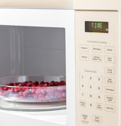 GE MICROWAVES 1029481 1000W 1.6 Cu. Ft. Over-The-Ran Microwave Oven, Bisque6