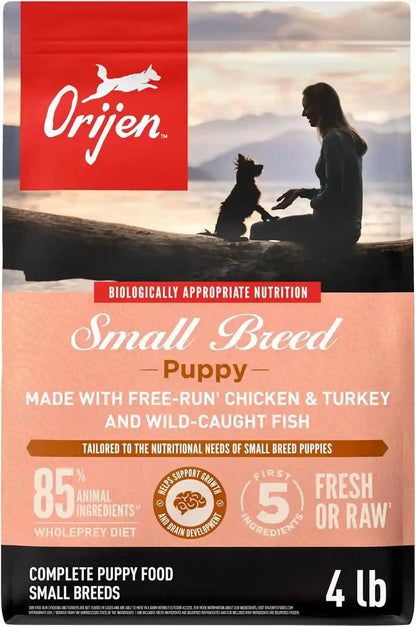 ORIJEN Grain Free WHOLEPREY Dry Dog Food Small Breed Recipe 4Lb. Bag | 85% Fresh or Raw Ingredients, Grain Free, High Protein, Made in the USA, Nourishing Organs, No Corn, Soy or Wheat10