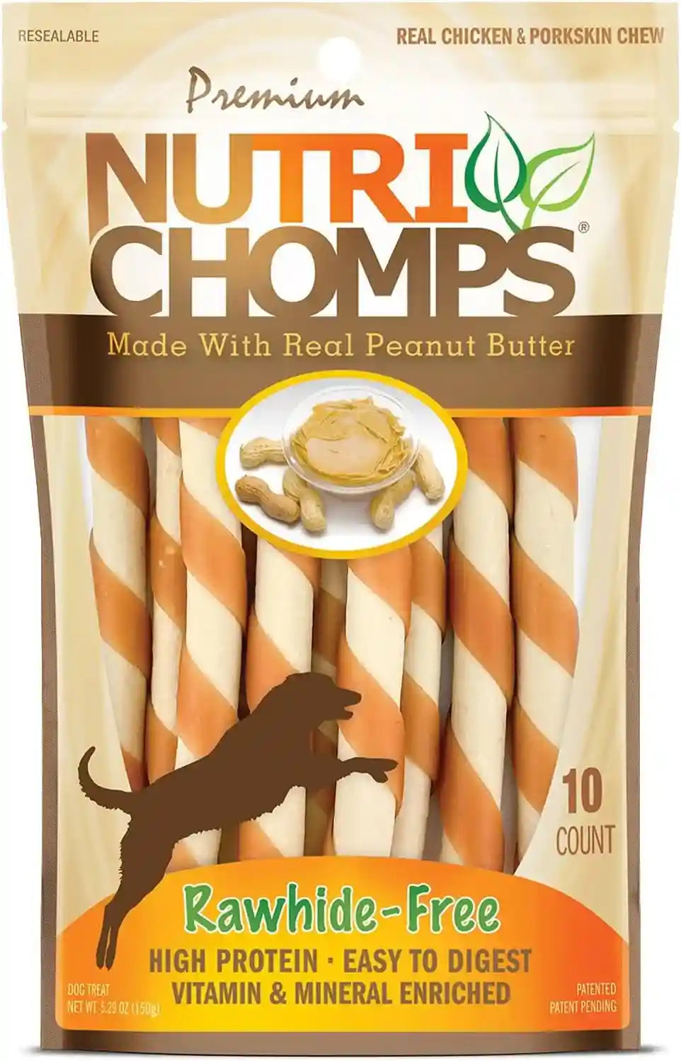 nutri-chomps-dog-chews-5-inch-twists-easy-to-digest-rawhide-free-dog-treats-15-count-real-chicken-peanut-butter-and-milk-flavors-a-rawhide-free-chew-thats-gentle-and-easy-to-digest-made-with-the-real-wholesome-ingredients-dogs-love