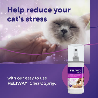 FELIWAY Classic Cat Calming Spray, 60Ml | Comforts Cats at Home and on the Go and Helps to Calm during Travel3