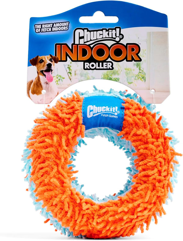 Chuckit! Indoor Fetch Roller Toy for Dogs - Interactive Dog Toys for Boredom, Orange and Blue1