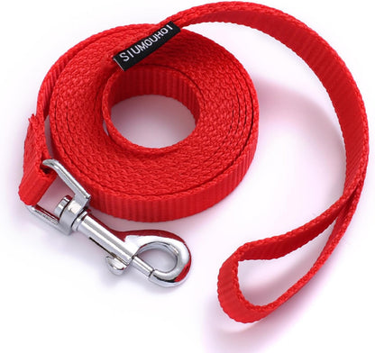 6 FT Puppy Leashes, Strong Traditional Style Leash with Easy to Use Collar Hook,Dog Lead Great for Small and Medium and Large Dog (Pink, 5/8 in X 6 Ft)7