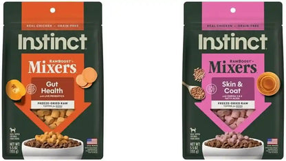 Instinct Freeze Dried Mixers, Dog Food Toppers, Gut Health, 5.5 Oz. Bag36