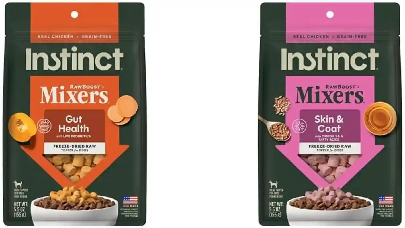 instinct-freeze-dried-mixers-dog-food-toppers-gut-health-5-5-oz-bag