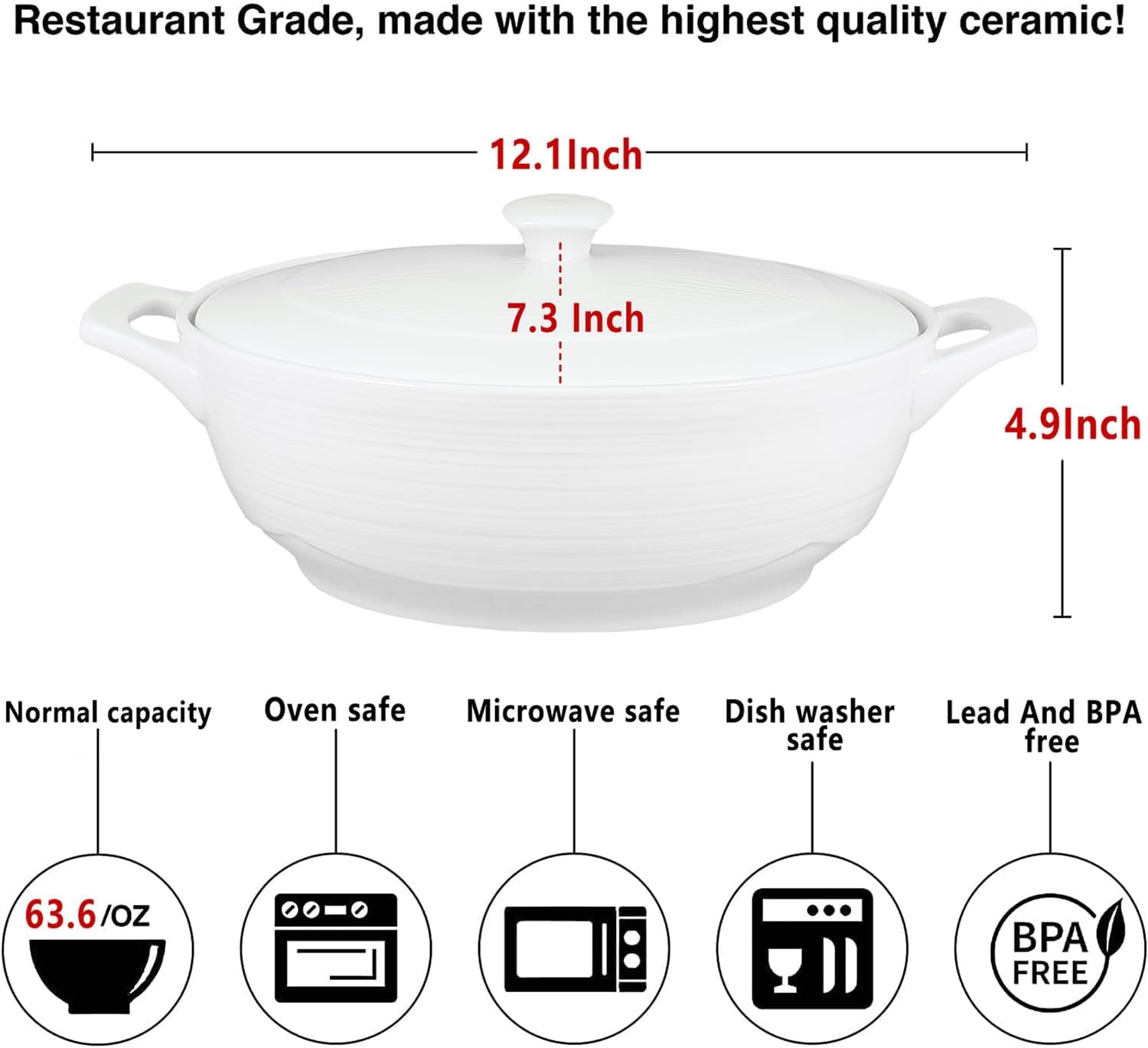 9-x-6-5-oval-casserole-dish-with-lids-1-9-quart-french-white-ceramic-serving-soup-tureens-baking-dish-with-handle-12-1-in-for-casseroles-lasagna-cookware-set-microwave-oven-safe