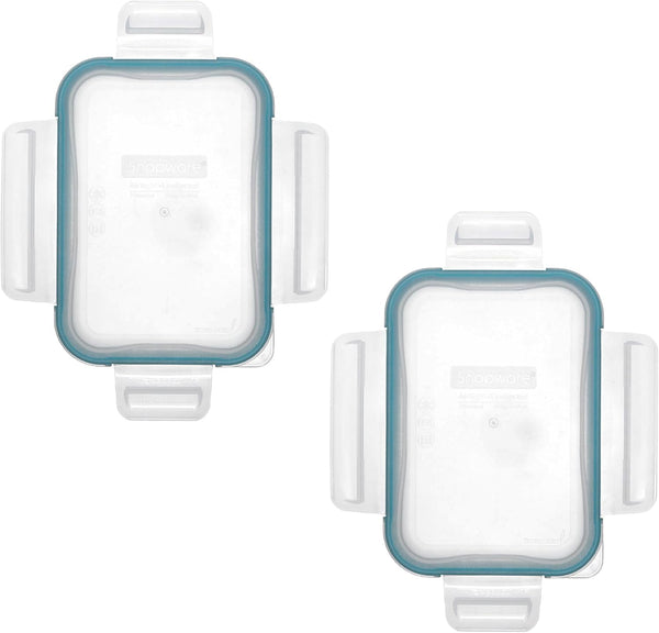 8602-PC Clear Lid W/Juniper Green Gasket (2-Pack) - Made in USA | Bpa-Free Construction | Freezer Safe | Top-Rack Dishwasher Safe | Reusable Design | Snap-Lock | Airtight Configuration1