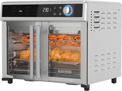 BLACK+DECKER 12-In-1 Crisp 'N Bake Air Fryer Toaster Oven | 12-In-1 Air Fryer Toaster Oven Fits a 12-Inch Pizza with Convection Cooking for Crispy, Fast Family Meals.1