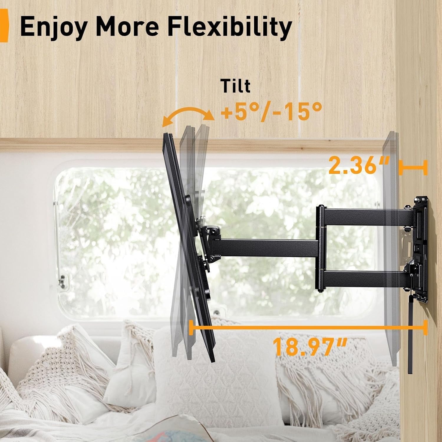 lockable-rv-tv-mount-for-13-43-inch-tvs-up-to-44-lbs-full-motion-rv-tv-wall-mount-with-swivel-tilt-pull-cord-lock-rv-tv-mount-for-camper-rv-motorhome-max-vesa-200x200mm-pglrvf2