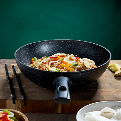 28Cm Non-Stick Wok, Black7