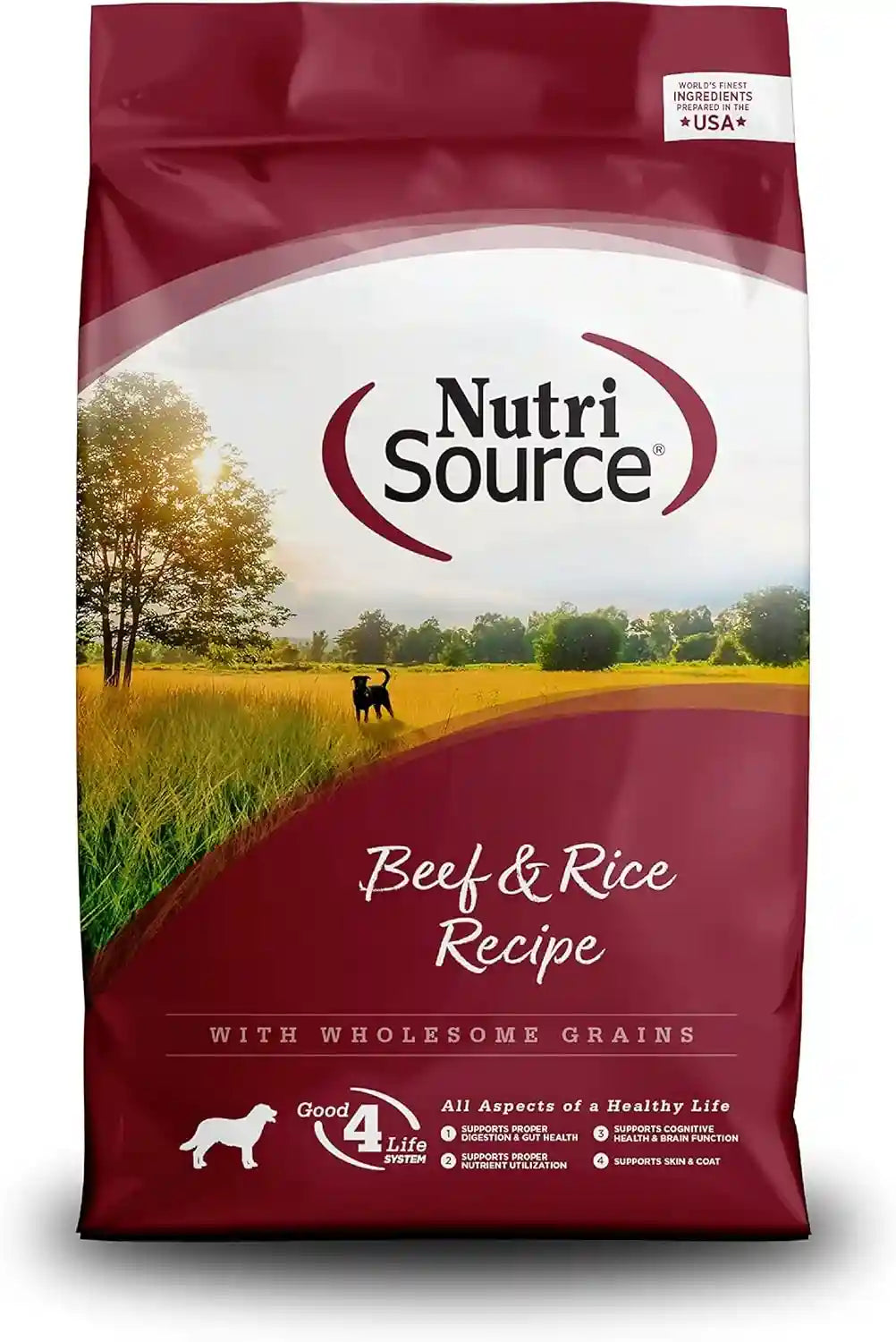 nutrisource-adult-dry-dog-food-beef-rice-26-lb-probiotic-prebiotic-digestive-support-healthy-skin-coat-no-corn-wheat-or-soy